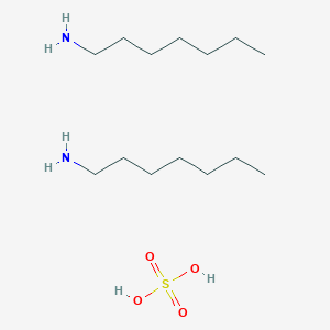 molecular formula C14H36N2O4S B14459434 n-Heptyl-ammonium sulfate CAS No. 73200-67-6