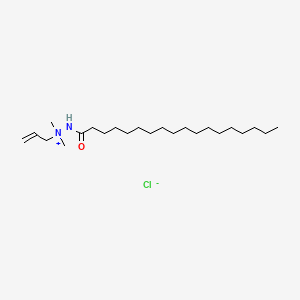 molecular formula C23H47ClN2O B14459477 1-Allyl-1,1-dimethyl-2-stearoylhydrazinium chloride CAS No. 68123-40-0