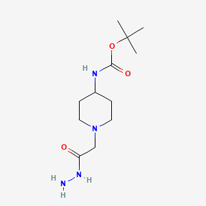 tert-Butyl [1-(2-hydrazino-2-oxoethyl)piperidin-4-yl]carbamate