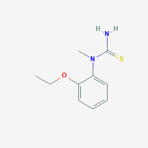 molecular formula C10H14N2OS B14459525 N-(2-Ethoxyphenyl)-N-methylthiourea CAS No. 73901-47-0