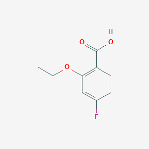 molecular formula C9H9FO3 B1445956 2-Ethoxy-4-fluorobenzoic acid CAS No. 1233541-55-3