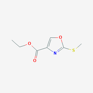 Ethyl 2-(methylthio)oxazole-4-carboxylate
