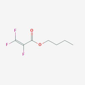 molecular formula C7H9F3O2 B14459626 Butyl 2,3,3-trifluoroprop-2-enoate CAS No. 72110-07-7