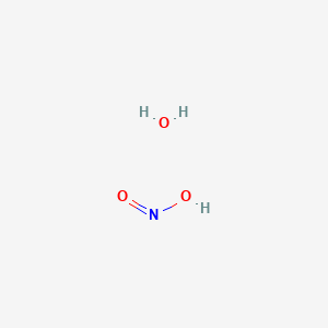 molecular formula H3NO3 B14459654 Nitrous acid--water (1/1) CAS No. 74550-77-9