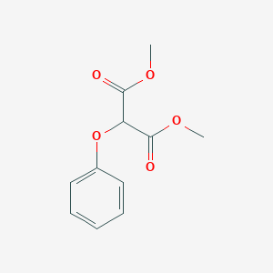 molecular formula C11H12O5 B14459704 Dimethyl phenoxypropanedioate CAS No. 71146-15-1