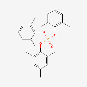 molecular formula C25H29O4P B14459738 Di(2,6-dimethylphenyl) 2,4,6-trimethylphenyl phosphate CAS No. 73179-37-0