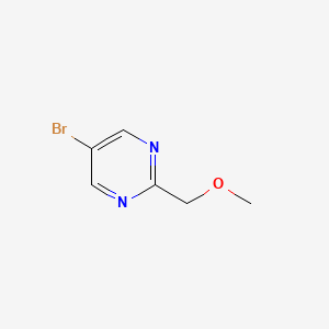 molecular formula C6H7BrN2O B1445975 5-Bromo-2-(methoxymethyl)pyrimidine CAS No. 1476795-98-8