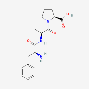 molecular formula C17H23N3O4 B14459773 Phe-Ala-Pro CAS No. 72460-59-4