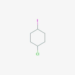 molecular formula C6H10ClI B14459909 1-Chloro-4-iodocyclohexane CAS No. 74408-88-1