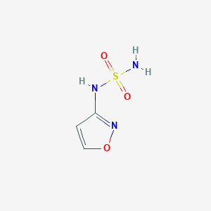 molecular formula C3H5N3O3S B14459974 N-1,2-Oxazol-3-ylsulfuric diamide CAS No. 71565-64-5