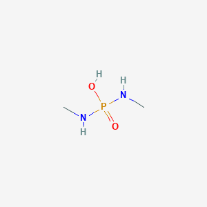 molecular formula C2H9N2O2P B14460050 N,N'-Dimethylphosphorodiamidic acid CAS No. 70858-15-0