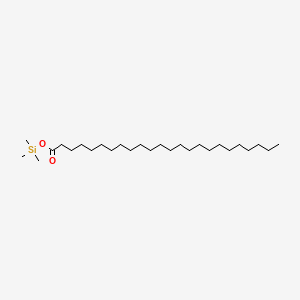 molecular formula C27H56O2Si B14460099 Trimethylsilyl tetracosanoate CAS No. 74367-37-6