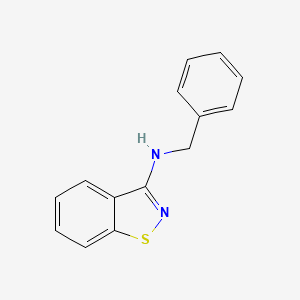 molecular formula C14H12N2S B14460118 N-benzyl-1,2-benzothiazol-3-amine CAS No. 71970-91-7