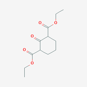 molecular formula C12H18O5 B14460146 Diethyl 2-oxocyclohexane-1,3-dicarboxylate CAS No. 68327-30-0