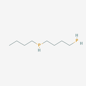 molecular formula C8H20P2 B14460175 Butyl(4-phosphanylbutyl)phosphane CAS No. 66192-78-7