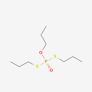 molecular formula C9H21O2PS2 B14460349 O,S,S-Tripropyl dithiophosphate CAS No. 74125-01-2