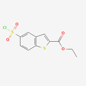 Ethyl 5-(chlorosulfonyl)-1-benzothiophene-2-carboxylate