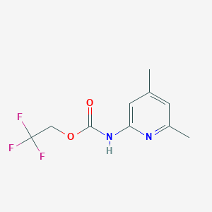 2,2,2-trifluoroethyl N-(4,6-dimethylpyridin-2-yl)carbamate