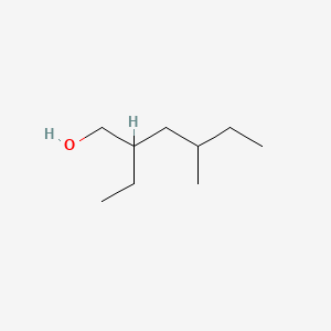molecular formula C9H20O B14460402 2-Ethyl-4-methylhexan-1-ol CAS No. 66794-06-7