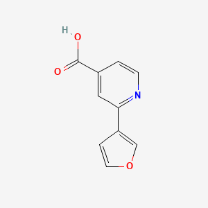 2-(Furan-3-yl)isonicotinic acid