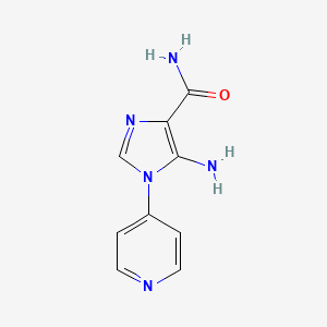 5-amino-1-(pyridin-4-yl)-1H-imidazole-4-carboxamide