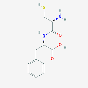 molecular formula C12H16N2O3S B14460469 L-Cysteinyl-L-phenylalanine CAS No. 72704-23-5