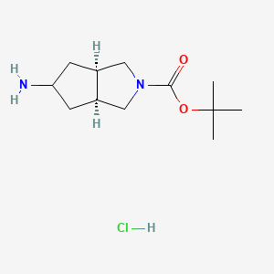 trans-5-Amino-2-boc-hexahydro-cyclopenta[c]pyrrole hydrochloride