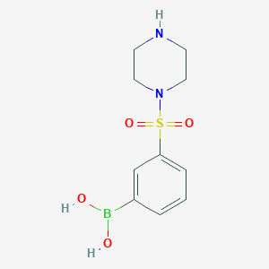 (3-(Piperazin-1-ylsulfonyl)phenyl)boronic acid