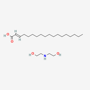 molecular formula C22H45NO4 B14460660 Einecs 270-592-5 CAS No. 68444-28-0