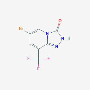 6-Bromo-8-(trifluoromethyl)-[1,2,4]triazolo[4,3-a]pyridin-3(2H)-one