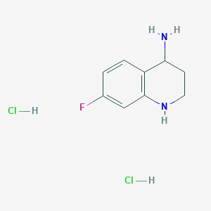 7-Fluoro-1,2,3,4-tetrahydroquinolin-4-amine dihydrochloride