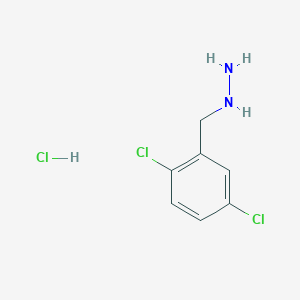 [(2,5-Dichlorophenyl)methyl]hydrazine hydrochloride