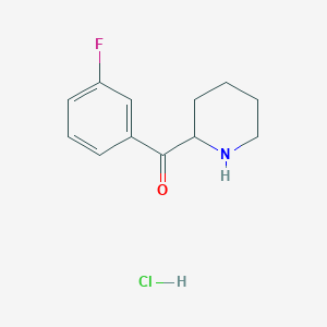 (3-Fluorophenyl)(piperidin-2-yl)methanone hydrochloride
