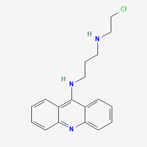 molecular formula C18H20ClN3 B14460754 N-(9-Acridinyl)-N'-(2-chloroethyl)-1,3-propanediamine CAS No. 72667-36-8