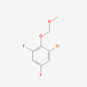 1-Bromo-3,5-difluoro-2-(methoxymethoxy)benzene