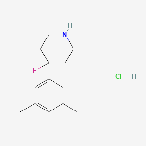 4-(3,5-Dimethylphenyl)-4-fluoropiperidine hydrochloride