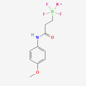 Potassium trifluoro(3-((4-methoxyphenyl)amino)-3-oxopropyl)borate