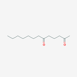 molecular formula C13H24O2 B14460894 Tridecane-2,6-dione CAS No. 71898-20-9