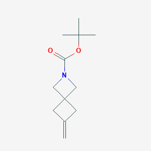 molecular formula C12H19NO2 B1446090 Tert-butyl 6-methylidene-2-azaspiro[3.3]heptane-2-carboxylate CAS No. 1630906-30-7