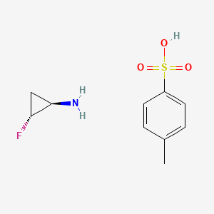 molecular formula C10H14FNO3S B1446096 trans-2-Fluorocyclopropanamine 4-methylbenzenesulfonate CAS No. 1799439-05-6