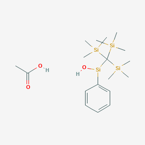 molecular formula C18H37O3Si4 B14461038 CID 78066745 