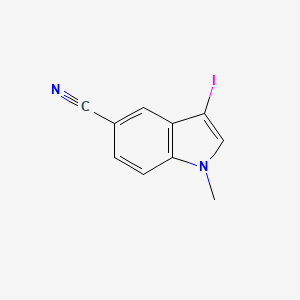 3-Iodo-1-methyl-1H-indole-5-carbonitrile
