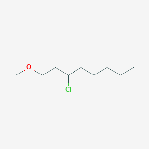 molecular formula C9H19ClO B14461152 3-Chloro-1-methoxyoctane CAS No. 70690-26-5