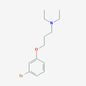 molecular formula C13H20BrNO B1446117 3-(3-溴苯氧基)-N,N-二乙基丙胺 CAS No. 1704065-25-7