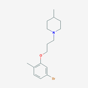 1-(3-(5-Bromo-2-methylphenoxy)propyl)-4-methylpiperidine