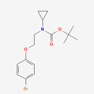Tert-butyl (2-(4-bromophenoxy)ethyl)(cyclopropyl)carbamate