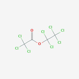 molecular formula C4Cl8O2 B14461432 Pentachloroethyl trichloroacetate CAS No. 65785-42-4