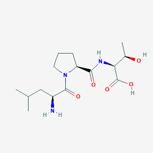 molecular formula C15H27N3O5 B14461554 L-Leucyl-L-prolyl-L-threonine CAS No. 72273-98-4