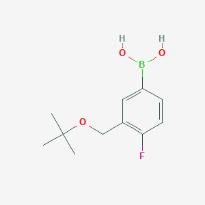 (3-(Tert-butoxymethyl)-4-fluorophenyl)boronic acid