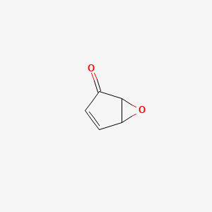 molecular formula C5H4O2 B14461641 6-Oxabicyclo[3.1.0]hex-3-en-2-one CAS No. 68781-88-4
